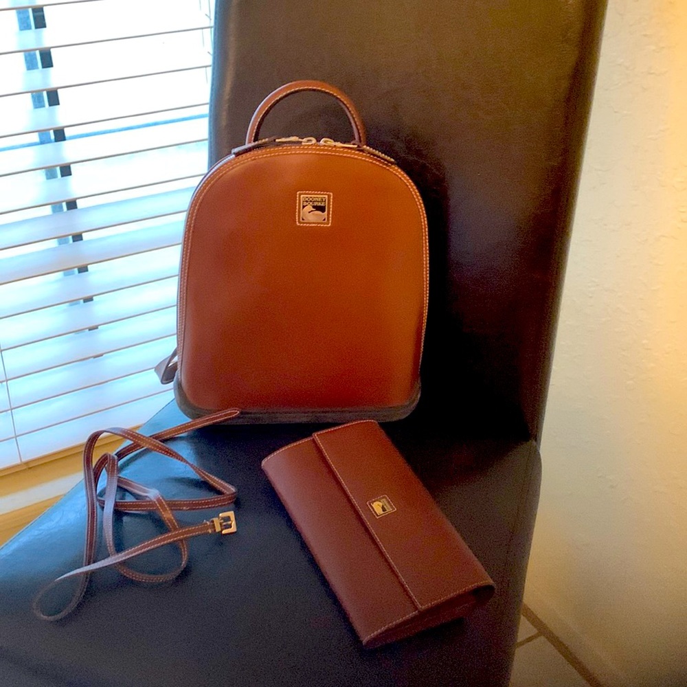 Dooney and Bourke Backpack and Wallet/Crossbody Set
